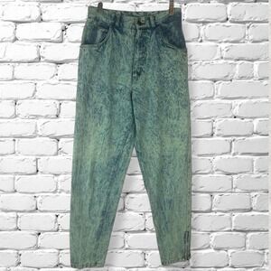 Vintage Que Pasa Acid Wash Jeans Womens Size 9 80s 90s Grunge Indie Sleaze Denim